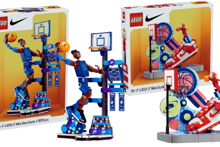 Two new LEGO Nike sets 43010 Nike Slam Dunk & 43021 Nike Dunk Trickshot
