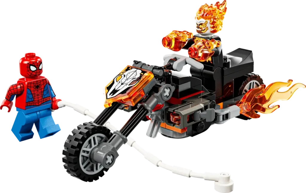 LEGO Marvel 76335 Spider Man vs. Ghost Rider Motorcycle