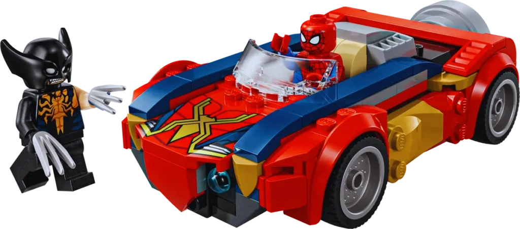 LEGO Marvel 76336 Spider Man Car vs. Venomized Wolverine