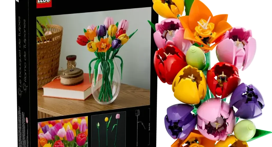 Box & Flowers Tulip Bouquet (11501)