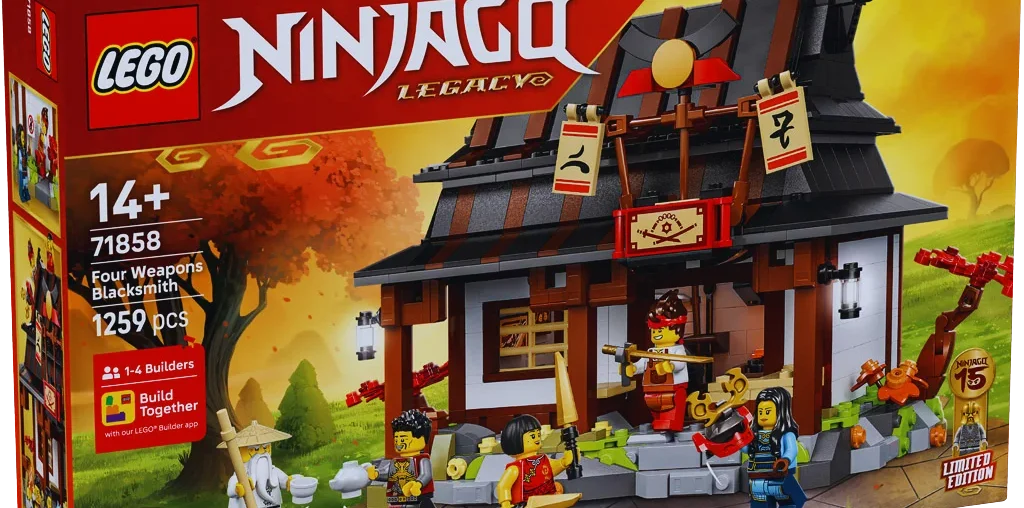 Box_LEGO 71858 Four Weapons Blacksmith – A 15th Anniversary Tribute to Ninjago’s Origins