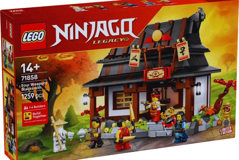 Box_LEGO 71858 Four Weapons Blacksmith – A 15th Anniversary Tribute to Ninjago’s Origins